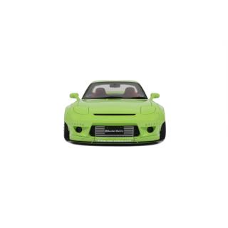 ROCKET BUNNY AERO (V1) MAZDA RX7 (FD3S) PEARL GREEN 2015 OttO mobile Project Cars 1:18 Resinemodell (Türen, Motorhaube... nicht zu öffnen!)